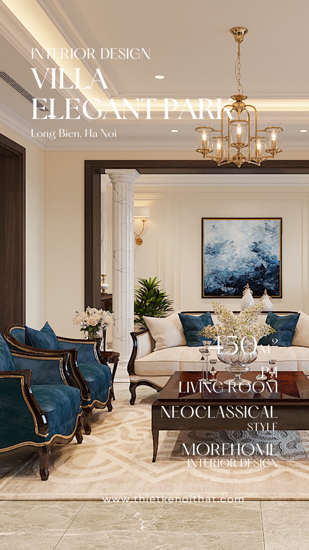 Khám Phá Sự Sang Trọng Tại Villa Elegant Park Nội Thất Đẳng Cấp từ Morehome